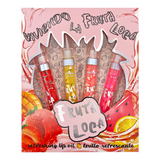 Italia Deluxe Fruta Loca Refreshing Lip Oil 4-Piece Set