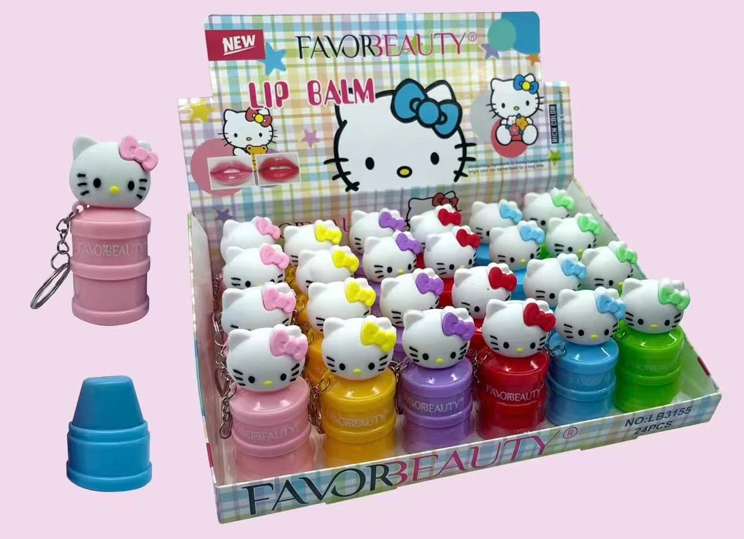 Favor Beauty x Hello Kitty Keychain Lip Balm