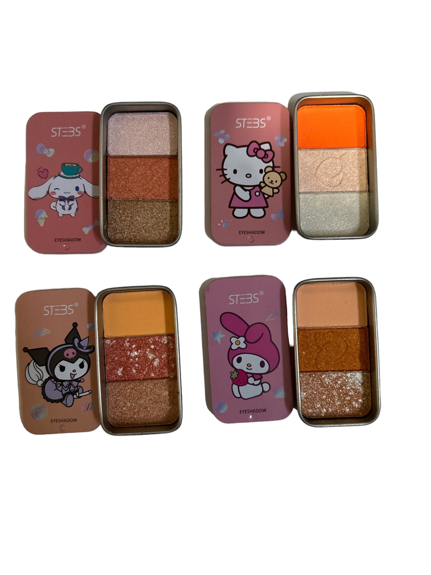 STEBS x Hello Kitty & Friends Eyeshadow Trio in Collectible Tin
