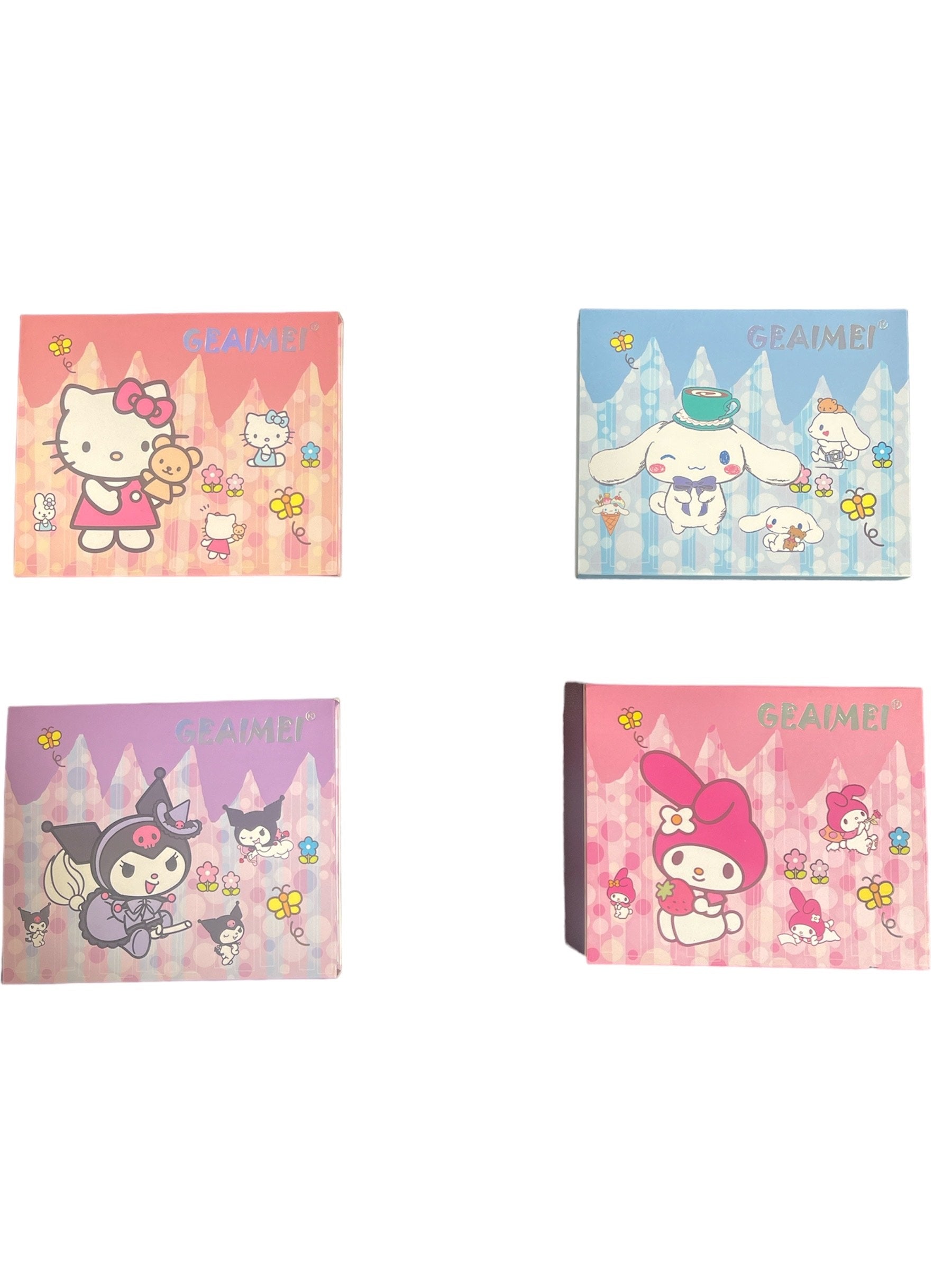 Geaimei x Hello Kitty & Friends 12-Color Eyeshadow Palettes w/Mirror