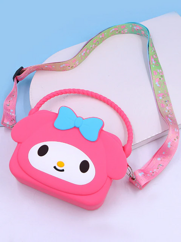 Hello Kitty & Sanrio Characters Silicone Purse w/Detachable Strap