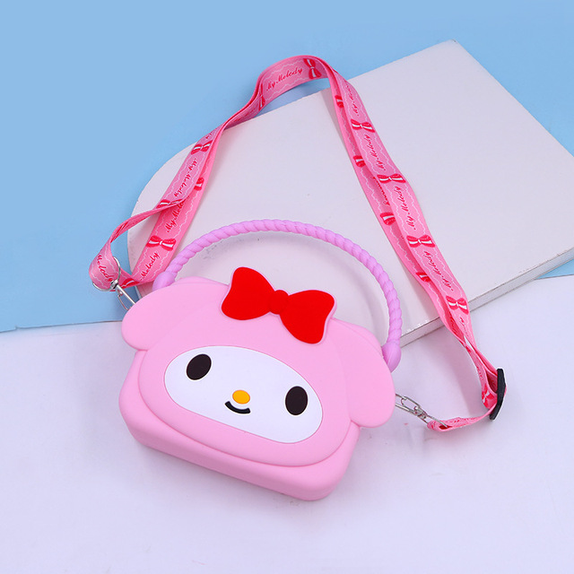 Hello Kitty & Sanrio Characters Silicone Purse w/Detachable Strap