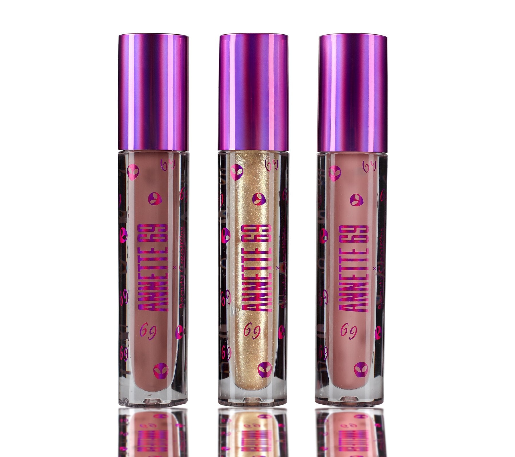 Annette69 x Beauty Creations Lip Gloss Trio Set