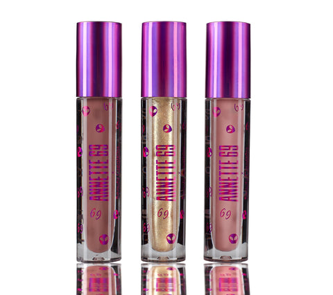 Annette69 x Beauty Creations Lip Gloss Trio Set