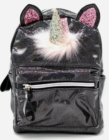 Unicorn Mini Backpack w/Horn & Ears