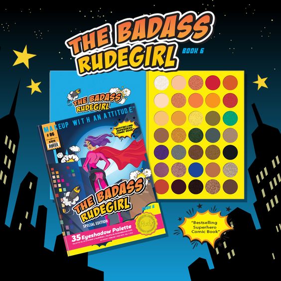 Rude Cosmetics Badass Rude Girl Eyeshadow Palette (Book 6)