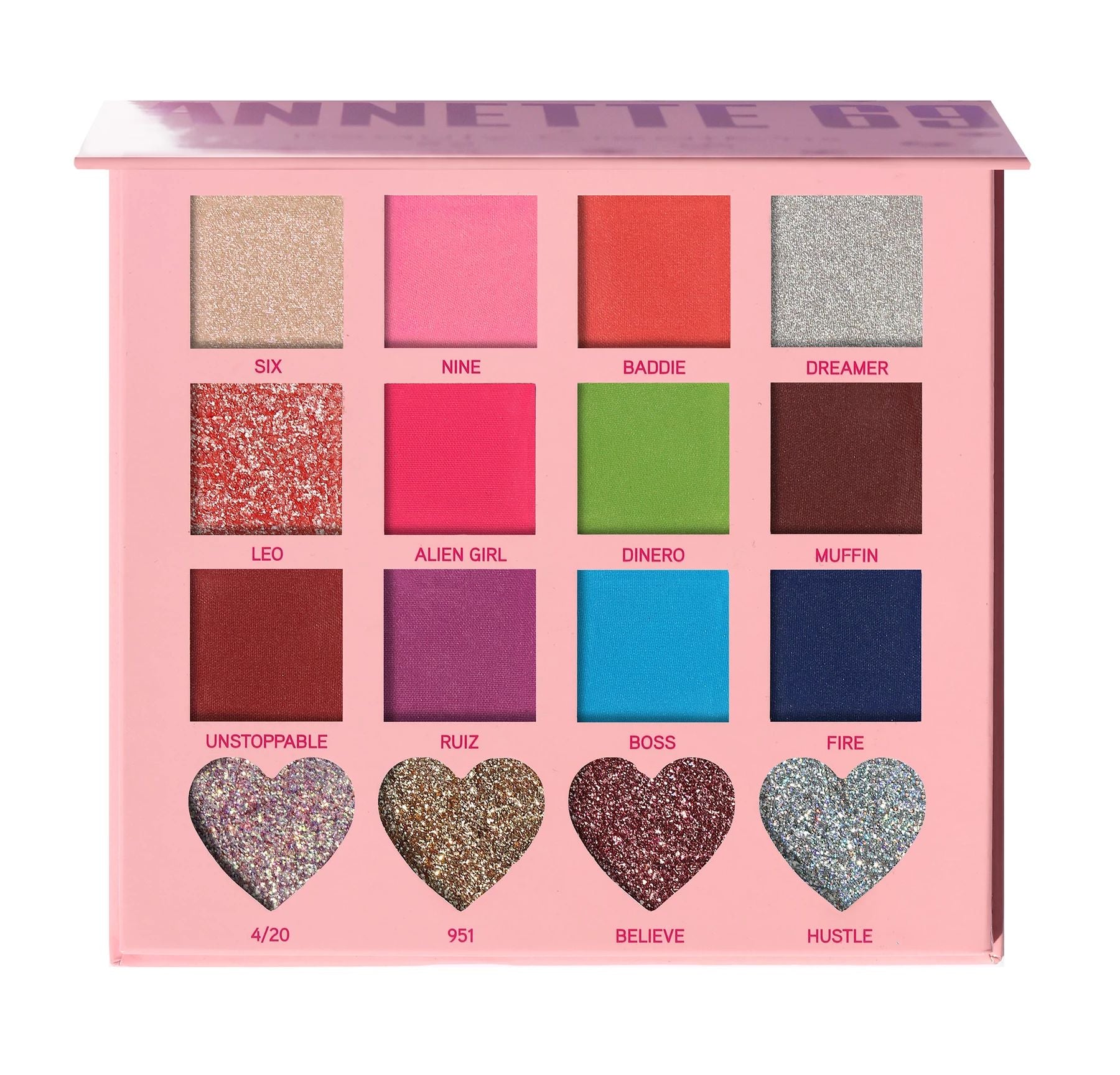 Annette69 x Beauty Creations Eyeshadow & Face Glitter Palette