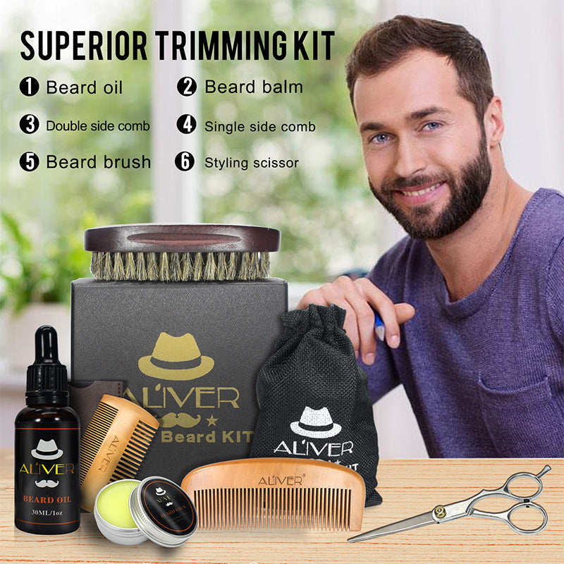 Al'iver 6pc Beard Kit