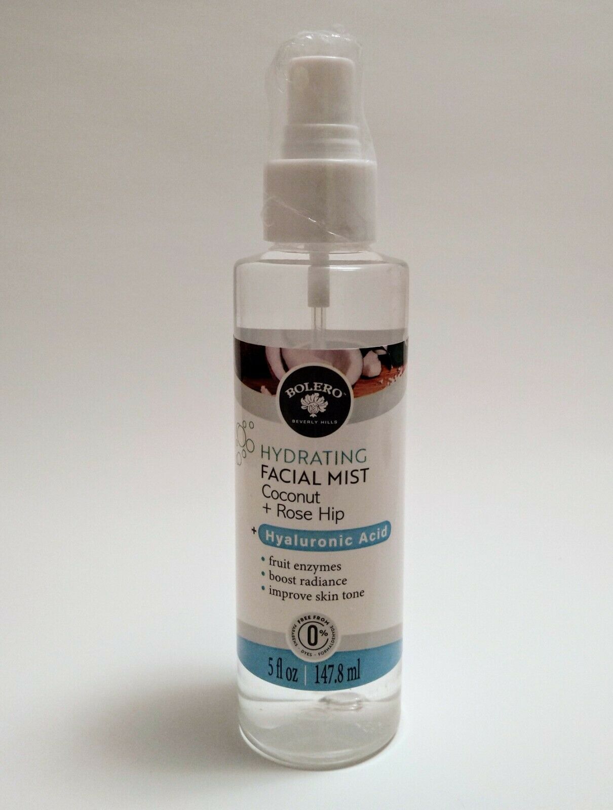 Bolero Beverly Hills Hydrating Face Mist (Coconut, Rose Hip, & Hyaluronic Acid)