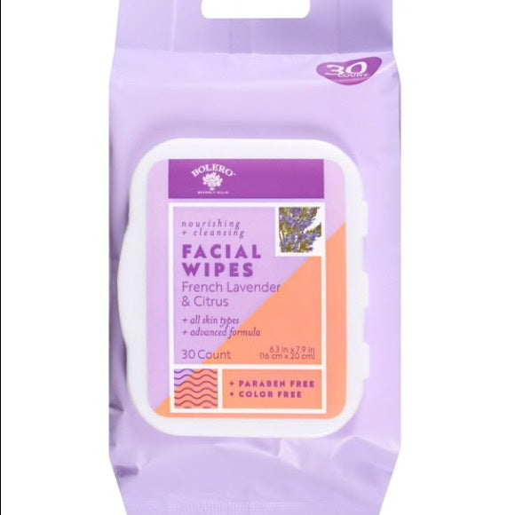 Bolero Beverly Hills Nourishing & Cleansing Facial Wipes