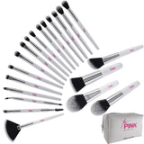 Cheers Cosmetics The Pink Makeup Pina Colada 20-Piece Makeup Brush Set