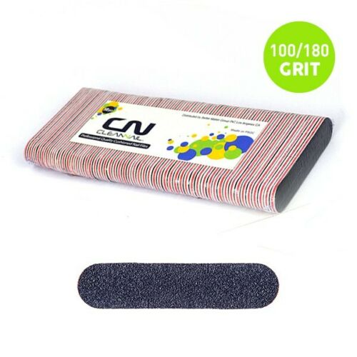 CleanNail Double Sided Cushioned Nail Files (100/180 Grit)