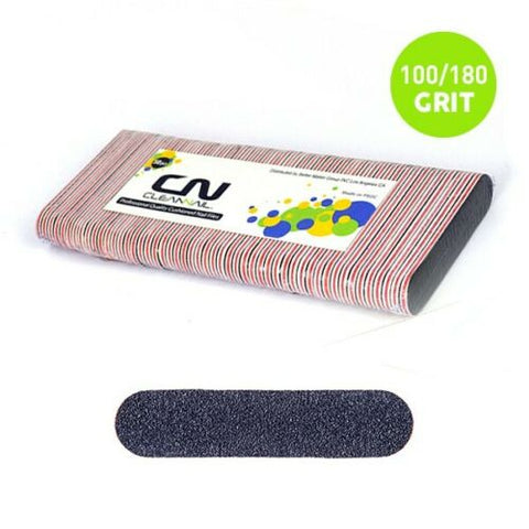 CleanNail Double Sided Cushioned Nail Files (100/180 Grit)