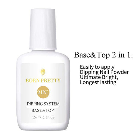 Born Pretty 2-in-1 Base Coat & Top Coat (15ml)