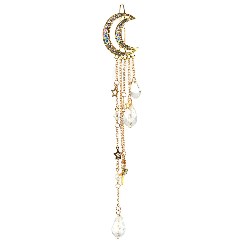 Moon Crystal Hairpin Hair Clip