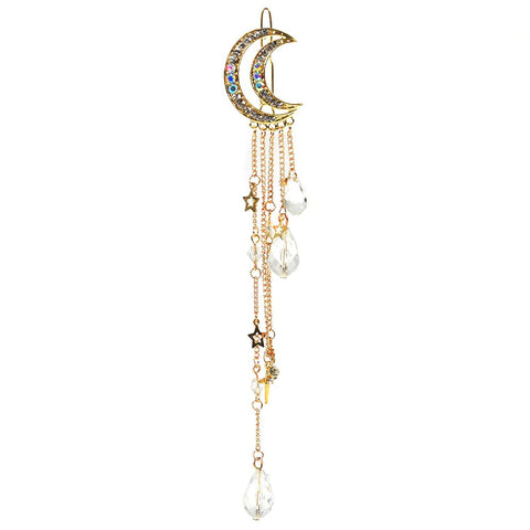 Moon Crystal Hairpin Hair Clip
