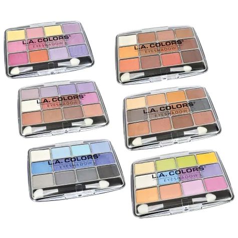 L.A. Colors Rich Intense 12-Color Eyeshadow Palette