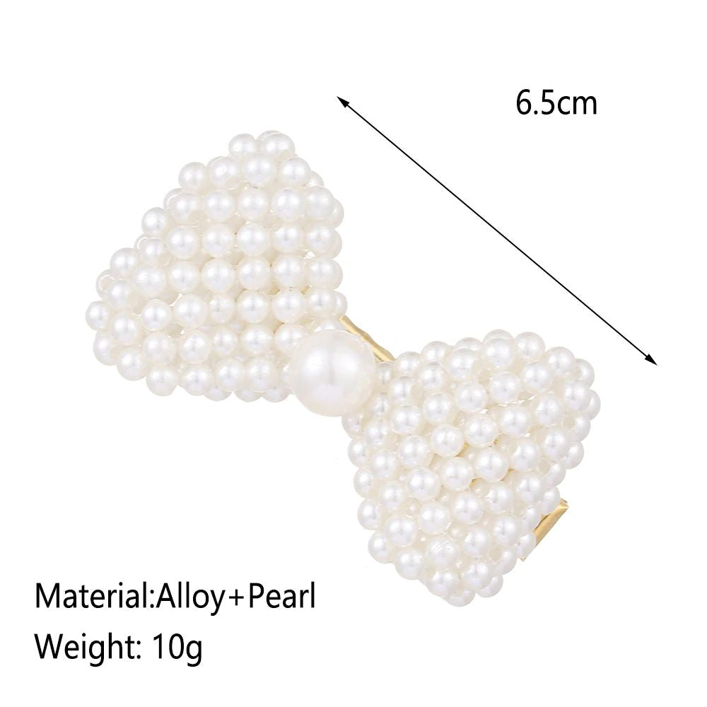 Zinq Pearl Style Fashion Hair Clips