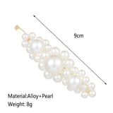 Zinq Pearl Style Fashion Hair Clips