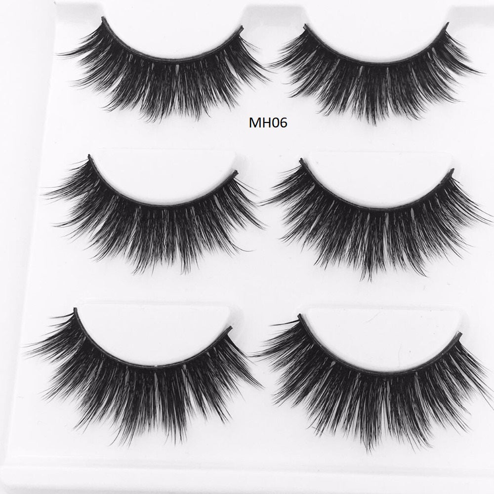 HBZGTLAD Fashion Eyelash 3-Pack