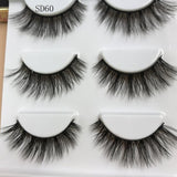 HBZGTLAD Fashion Eyelash 3-Pack