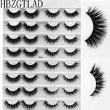 HBZGTLAD 16-Pair Eyelash Books