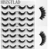 HBZGTLAD 16-Pair Eyelash Books