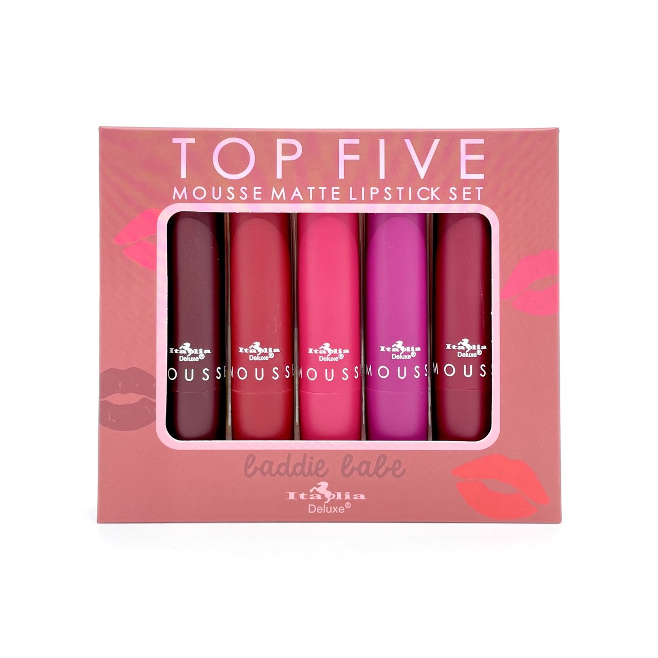 Italia Deluxe Top Five Mousse Matte Lipstick Sets