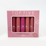 Italia Deluxe Top Five Mousse Matte Lipstick Sets