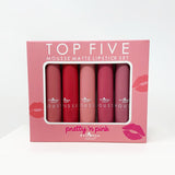 Italia Deluxe Top Five Mousse Matte Lipstick Sets