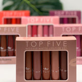 Italia Deluxe Top Five Mousse Matte Lipstick Sets