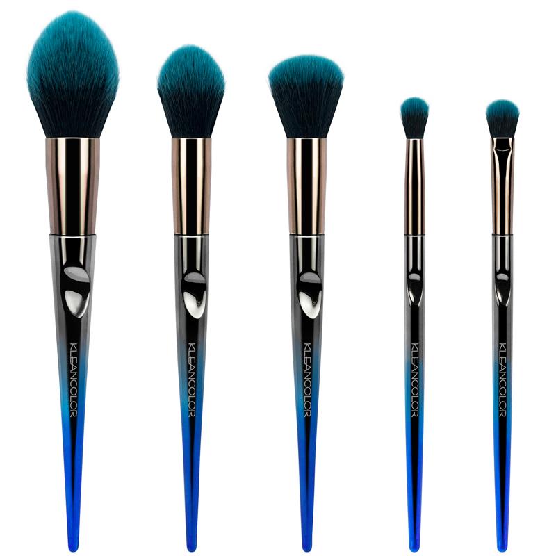KleanColor Daily Essentials 5-Piece Face & Eye Brush Set
