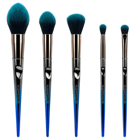 KleanColor Daily Essentials 5-Piece Face & Eye Brush Set