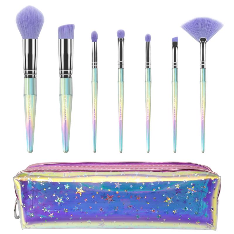 KleanColor 7-Piece Star Life Makeup Brush Set
