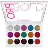 KleanColor PRO BOLD Pressed Glitter Eyeshadow Palette (Flashy)