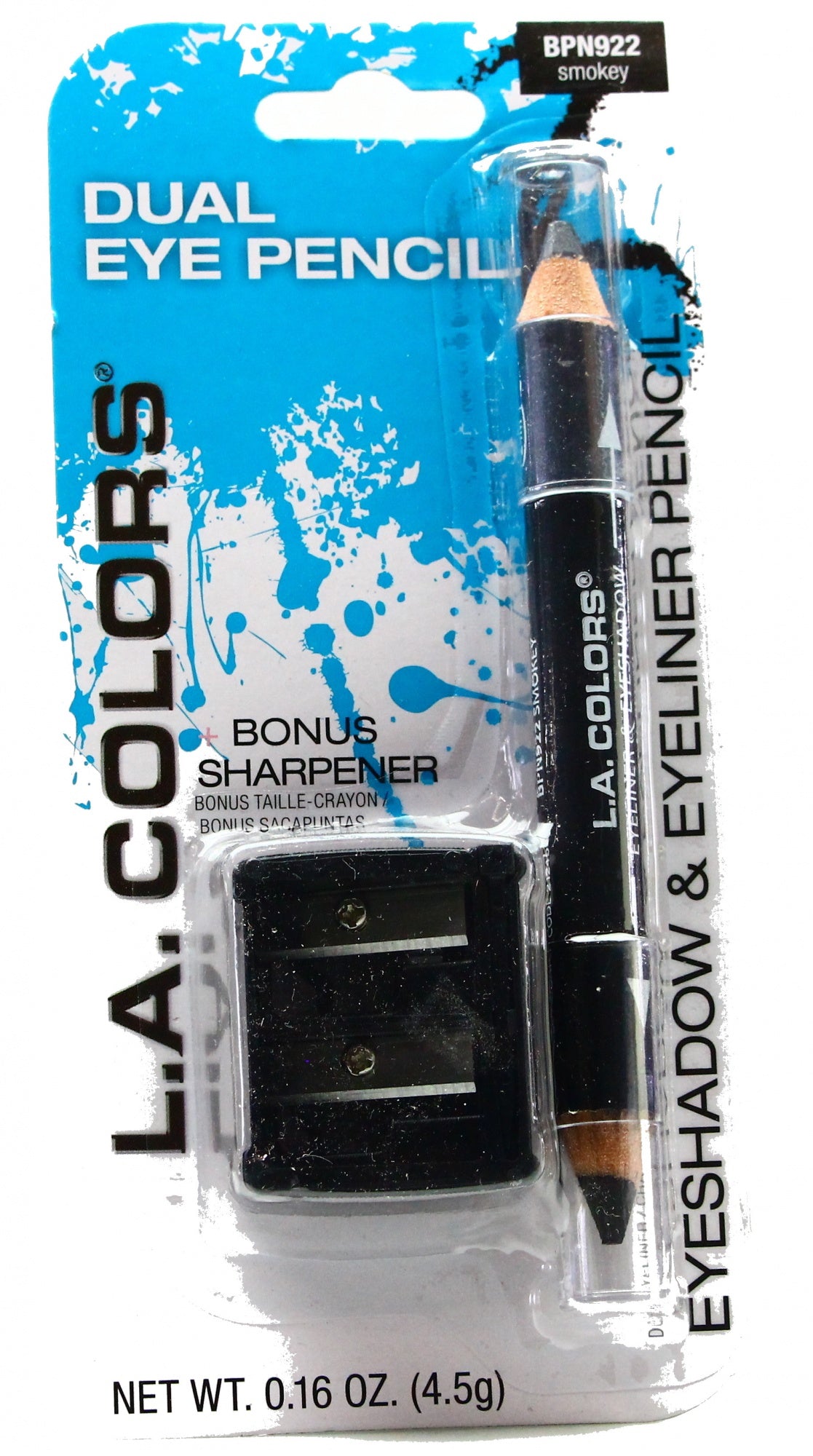 L.A. Colors Dual Eye Pencil w/Sharpener