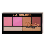 L.A. Colors So Cheeky Blush & Highlight Palette