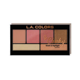 L.A. Colors So Cheeky Blush & Highlight Palette
