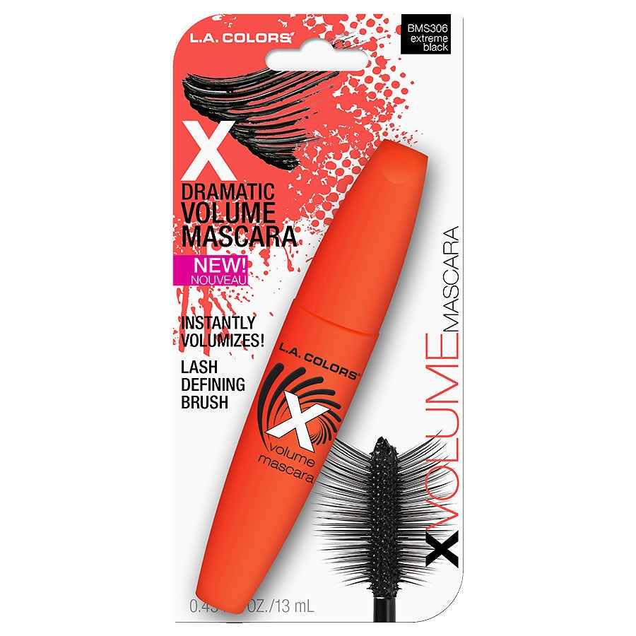 L.A. Colors X Dramatic Volume Mascara (Extreme Black)
