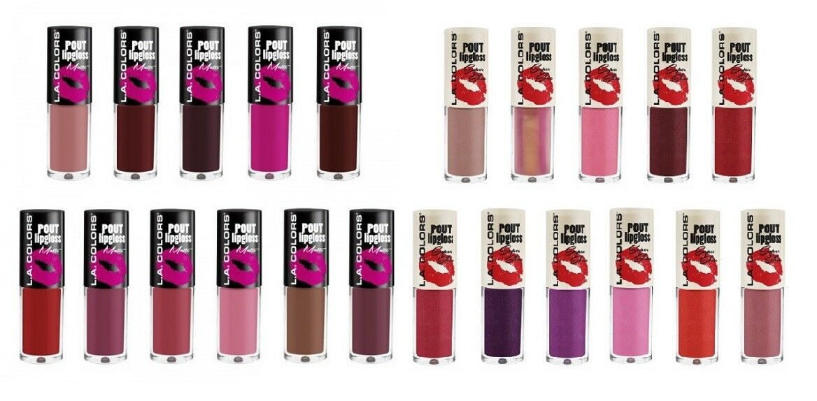 L.A. Colors Pout Matte & Super Shine Lip Gloss