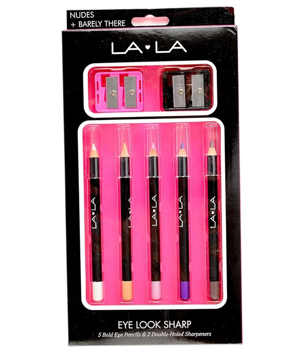 La La 5-Piece Eyeliner Set w/Sharpeners