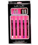La La 5-Piece Eyeliner Set w/Sharpeners