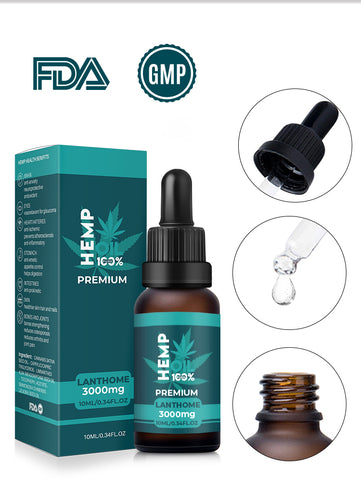 Lanthome 100% Premium Hemp Oil (3000mg)