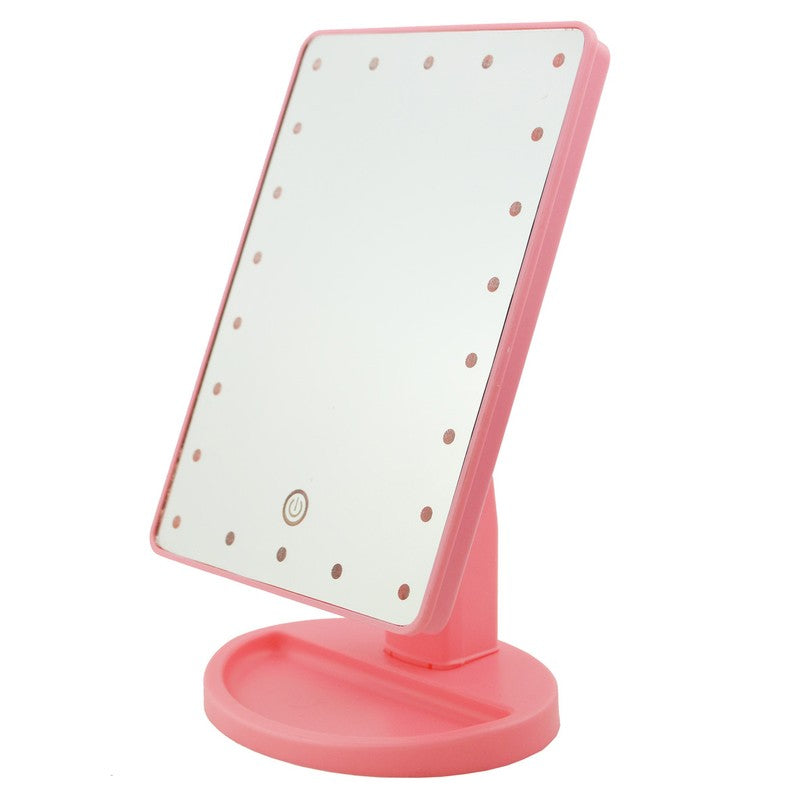 Rosey Blush Large LED Makeup Mirror