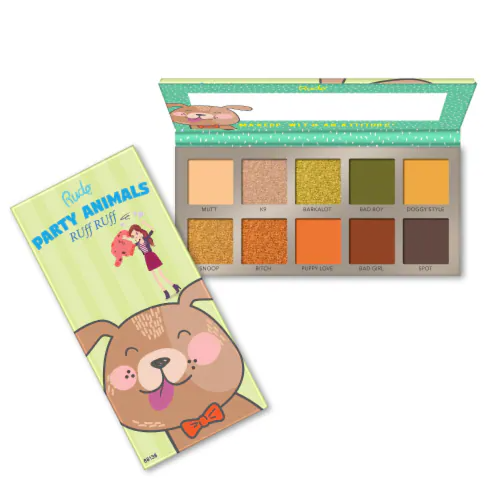 Rude Cosmetics Party Animals 4-Palette 40 Eyeshadow Set