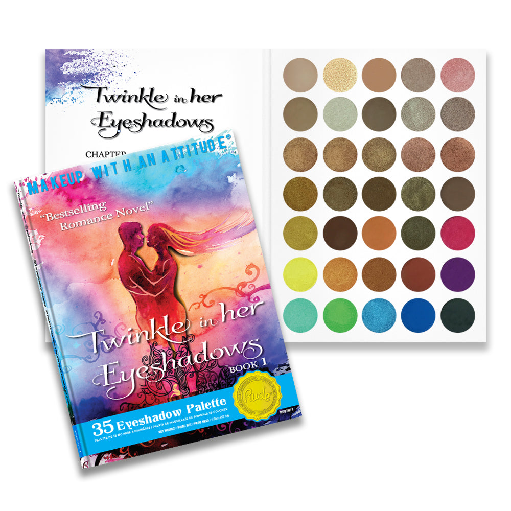 Rude Cosmetics Twinkle In Her Eyeshadows Book 1 Palette