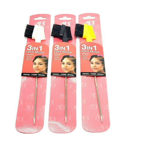 AB 3-in-1 Double Ended Edge Control Brush