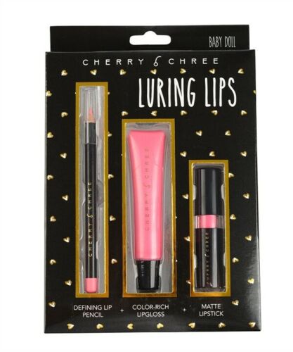 Cherry Chree 3-Piece Luring Lips Lip Kit