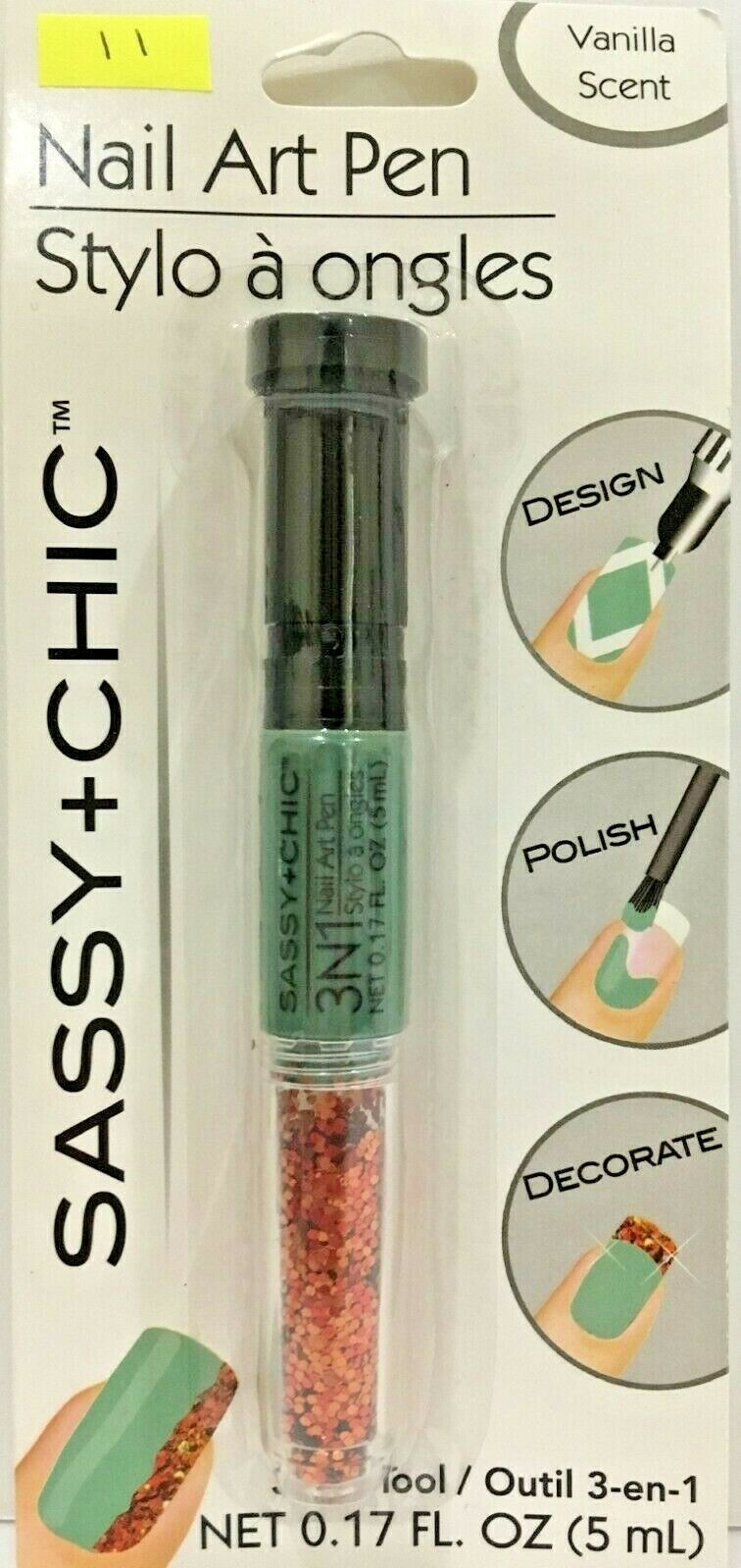 Sassy + Chic 3-in-1 Scented Nail Art Pen