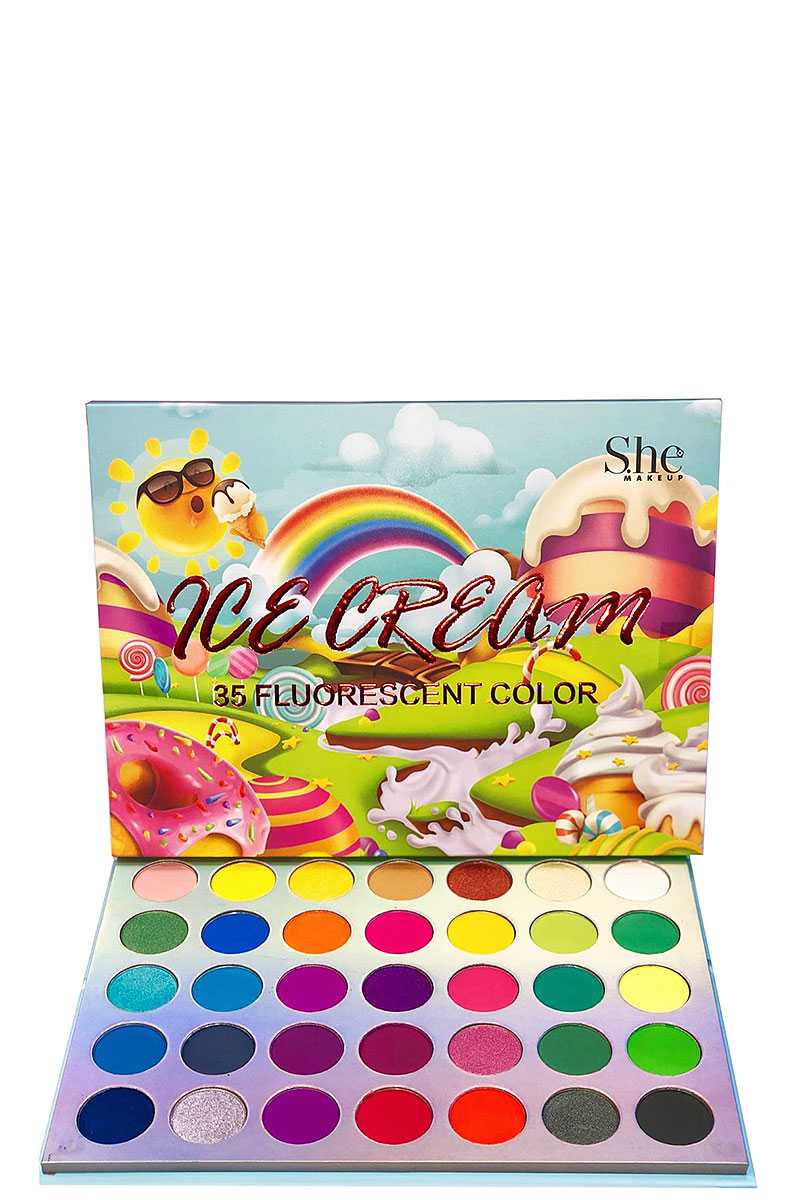 S.he Makeup Fluorescent Ice Cream Eyeshadow Palette